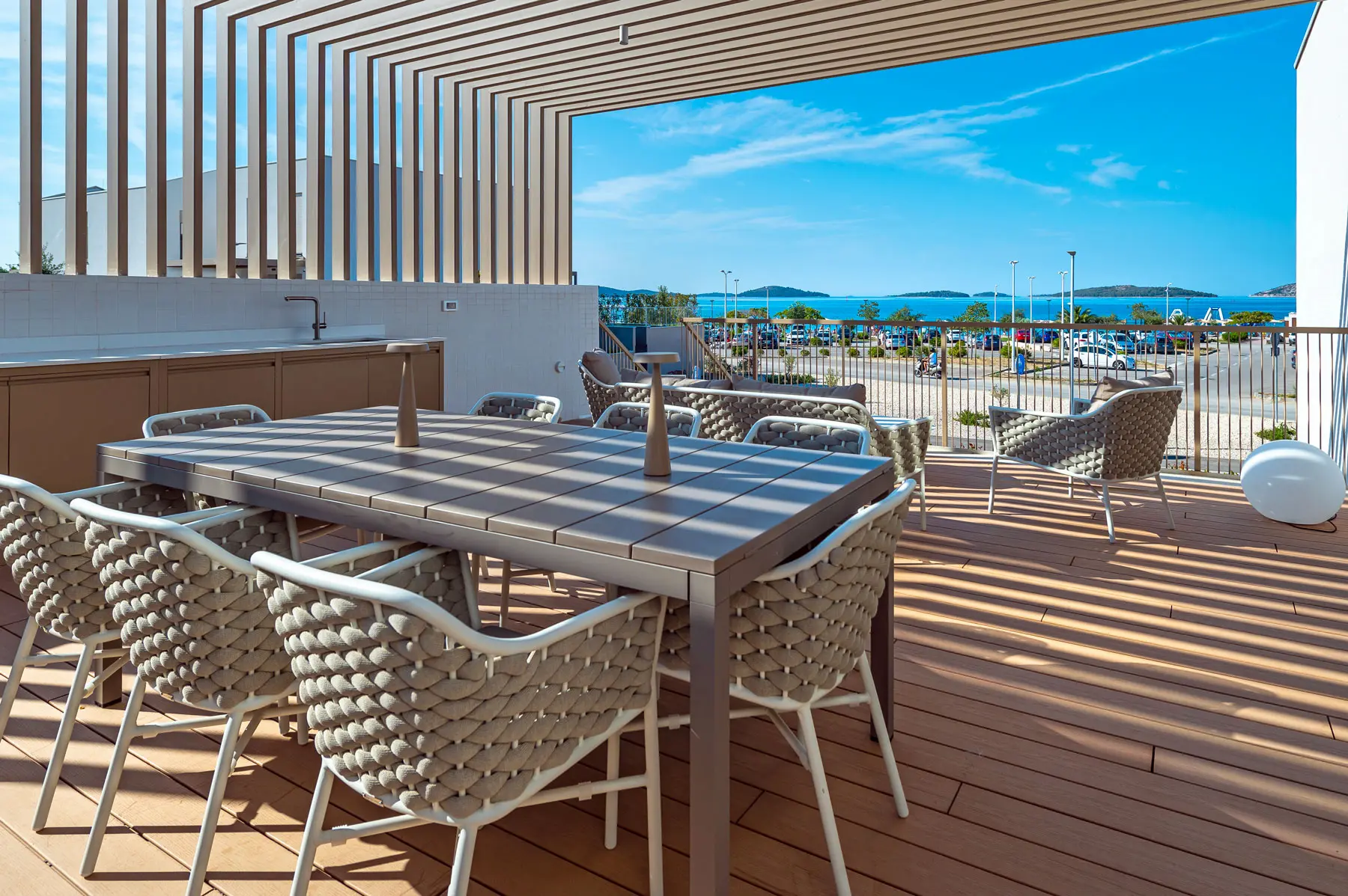 Sea view terrace